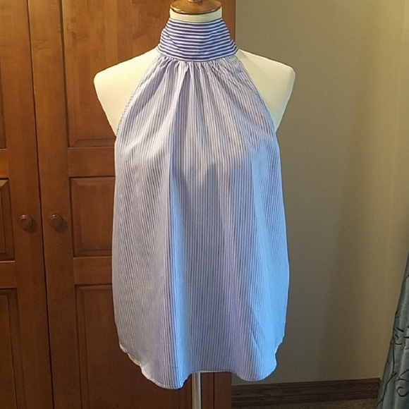 J. Crew Tops - CCO SALE!  J. Crew silk blouse, high neck, EUC